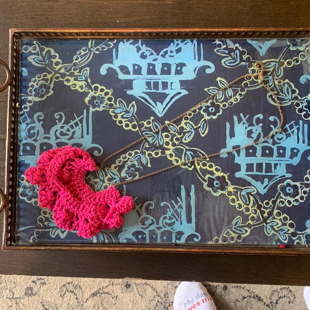 Knit necklace